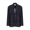 MOSCHINO THE BLUE COTTON DENIM JACKET 261ZZA051702430510